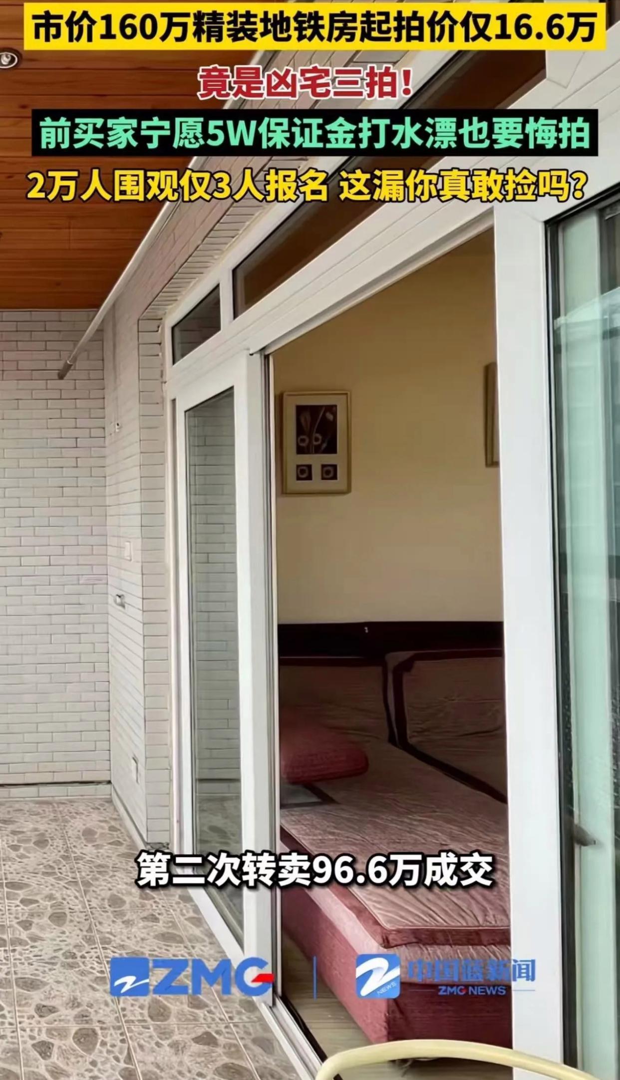 法拍凶宅的市场定价逻辑:三次流拍背后的风险量化分析 房产家居