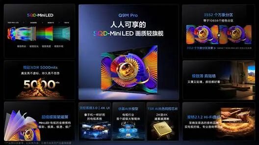  TCL SQD-Mini LED电视新品震撼亮相；2026年开启普及新时代。 家电市场