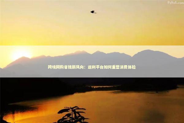 跨境网购省钱新风向：返利平台如何重塑消费体验 新闻